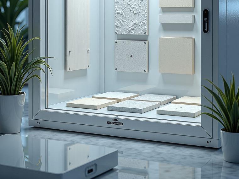 Coastal building PVC wall panel detail