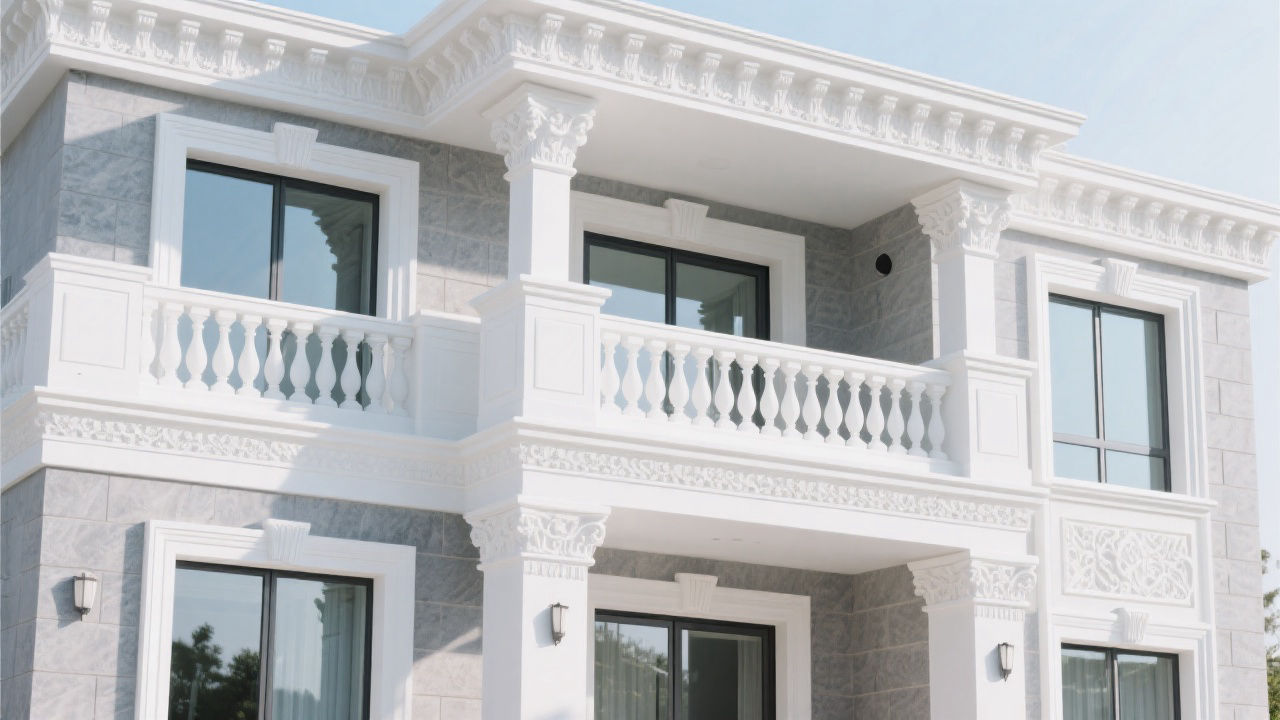 Grand villa with EPS European details