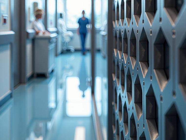 Medical grade steel honeycomb panel