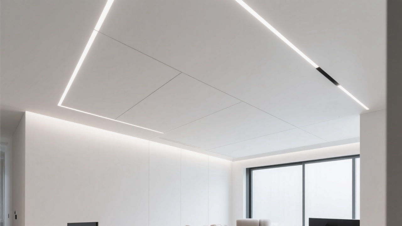 Modern living room ceiling design