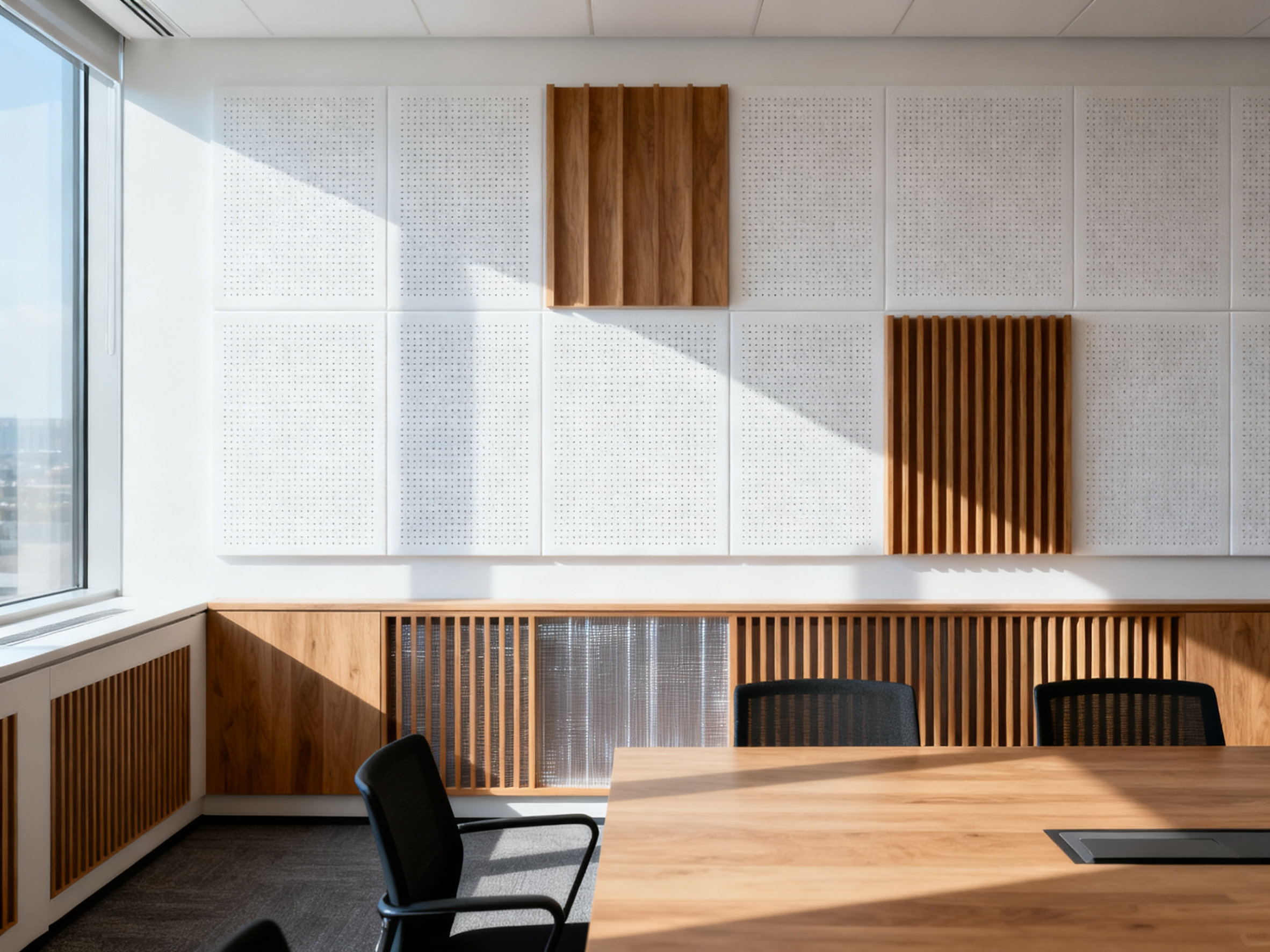 Serene office acoustic design