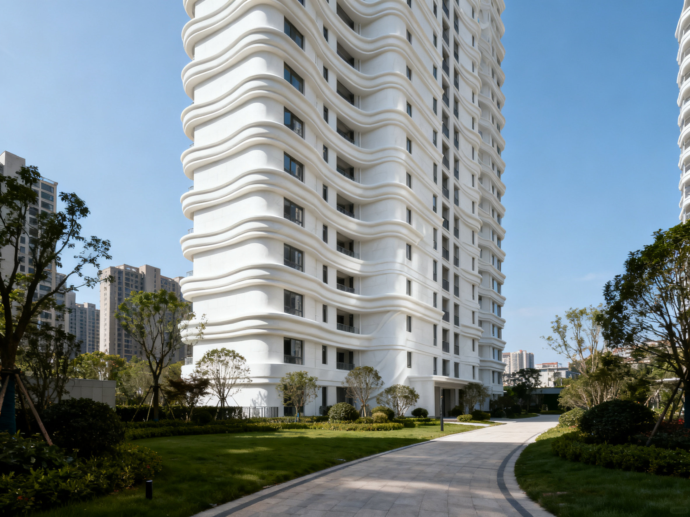 a级eps的沉思:于高楼间寻觅不燃之魂 Elegant EPS lines on urban facade
